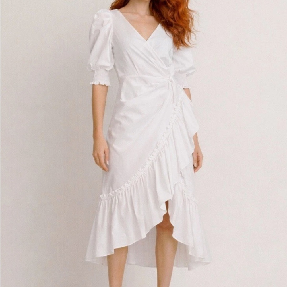 Cinq a sept Poplin Kacy Dress white 0